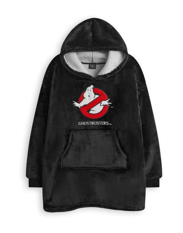 Ghostbusters Boys Multicoloured Logo Blanket Hoodie (One Size)