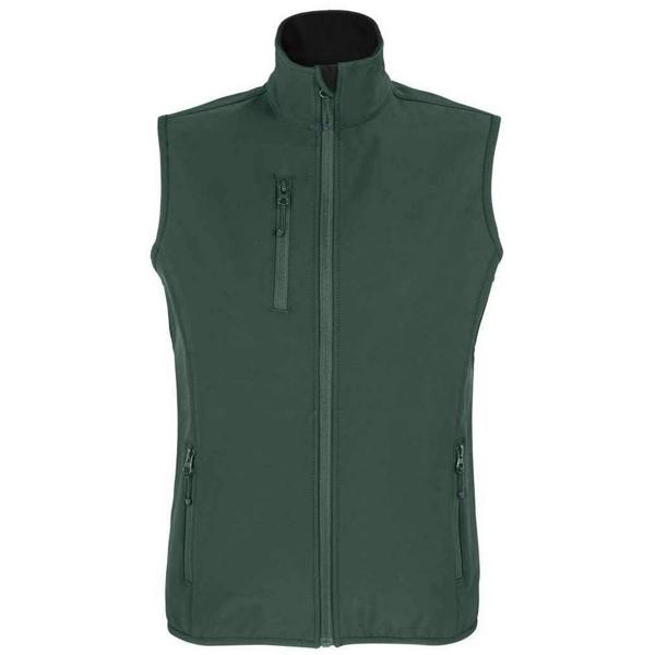 SOLS Womens/Ladies Falcon Softshell Recycled Body Warmer - Forest Green
