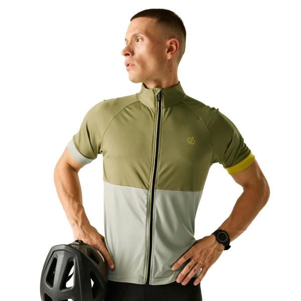 Dare 2B Mens Protraction III Cycling Jersey - Boa/Abbeystone - 