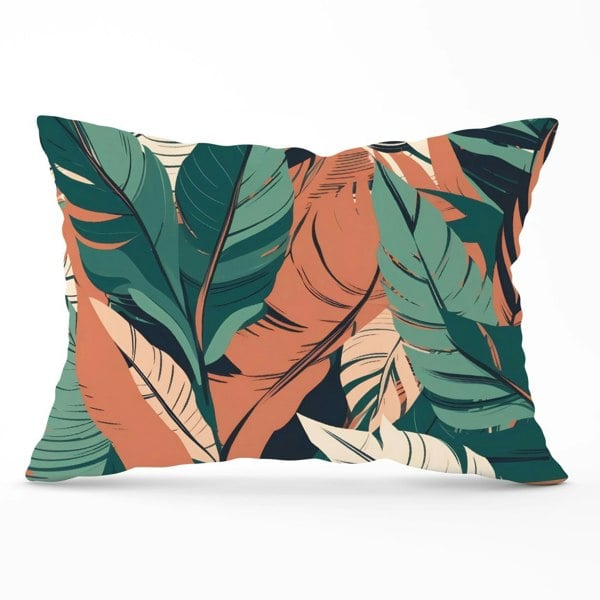 Warren Reed Autumn Tropical Leaves Cushions