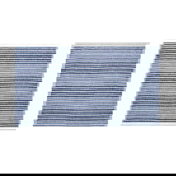 Catherine Lansfield Rice Weave Stripe Cotton Towel Blue