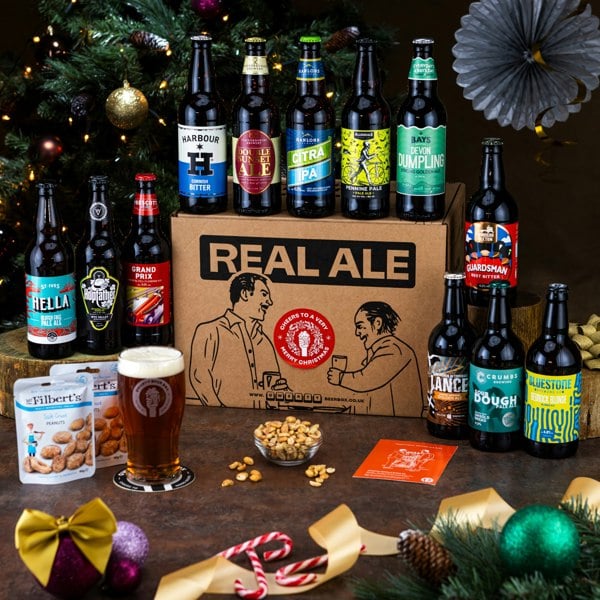 QWERTY Beer Box Traditional British Real Ale Hamper (12 x 500ml Bottles)
