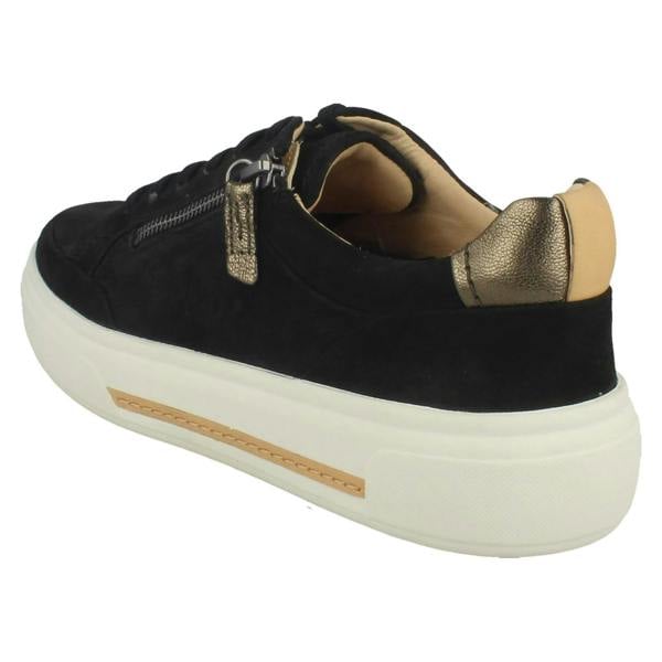 Clarks Ladies Clarks Casual Trainers Hollyhock Zip