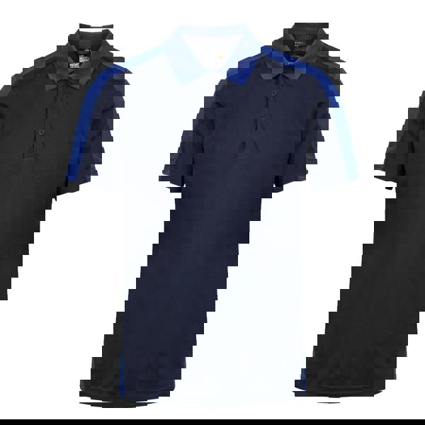 Regatta Contrast Coolweave Pique Polo Shirt - Navy/New Royal