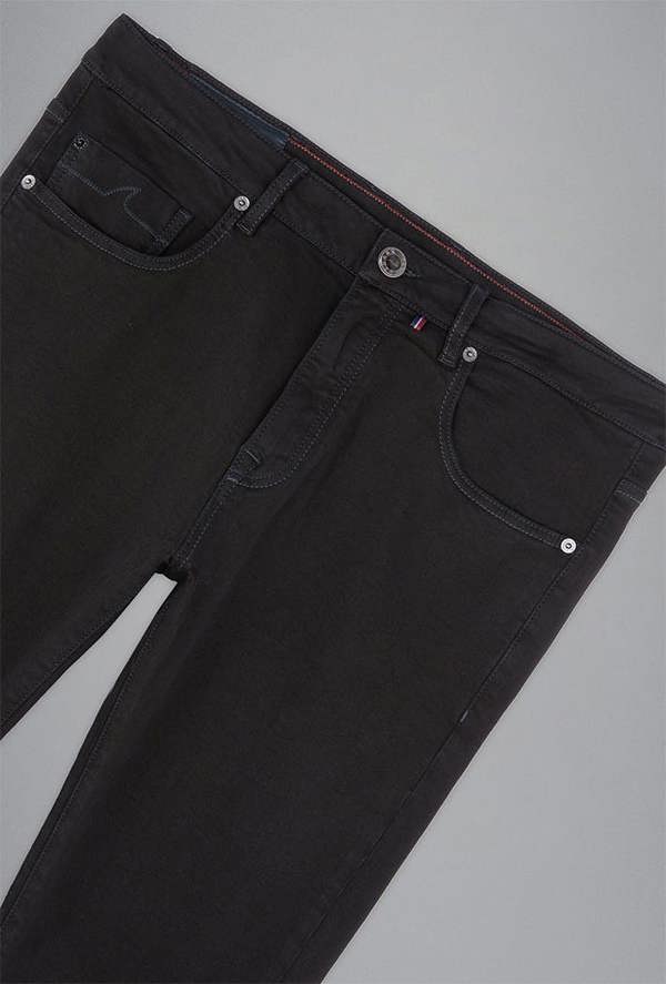 Paul & Shark Men's Black Rivet Stretch Denim Jeans