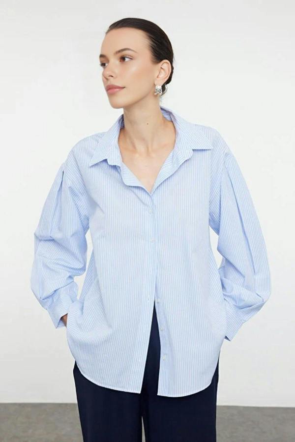 WOVCOR Striped Woven Shirt