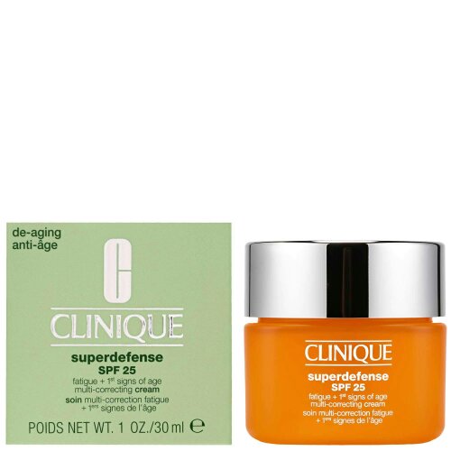 Clinique Superdefense Fatigue + 1st Signs of Age Multi-Correcting Cream for Combination Oily to Oily Skin SPF25