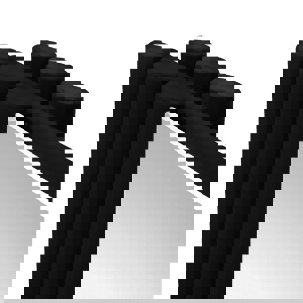 Monstershop Oval Mirror Radiator - 1800mm x 380mm - Black