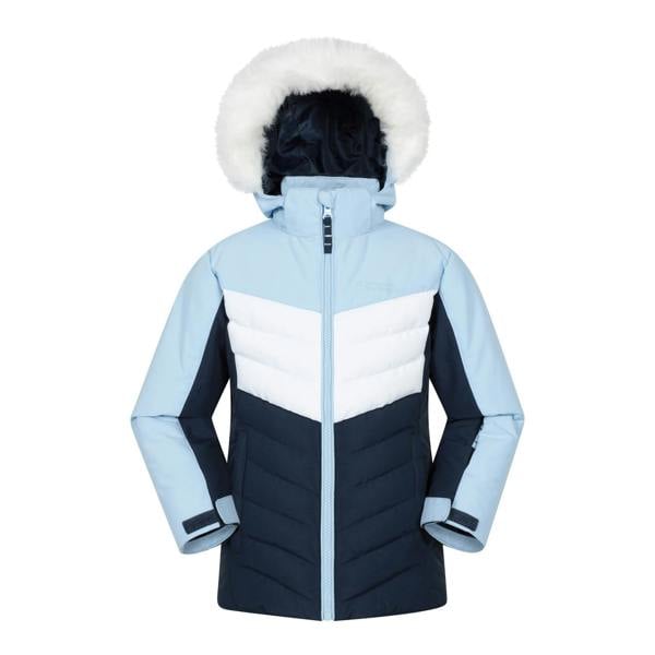 Mountain Warehouse Childrens/Kids Arctic Water Resistant Ski Jacket - Pale Blue - 