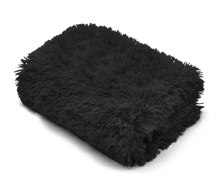 HomeSpace Direct Cuddles Luxury Faux Fur Soft Blanket