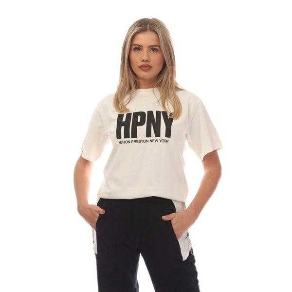 Heron Preston Womens/Ladies Regular T-Shirt - White/Black