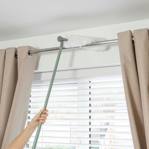 JVL Extendable Microfibre Duster - Green