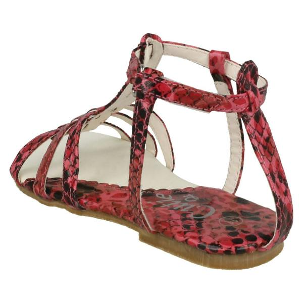Cutie Girls Cutie Snake Print Gladiator Sandal