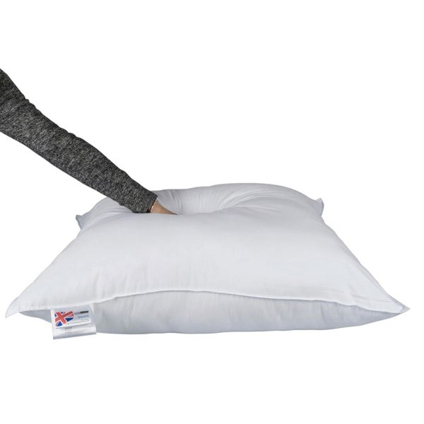 HOMESCAPES Goose Feather and Down Euro Continental Square Pillow Pair - 80cm x 80cm (32"x32")