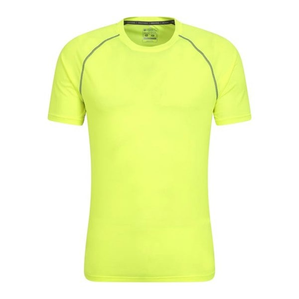 Mountain Warehouse Mens Aero II Short-Sleeved T-Shirt - Bright Yellow