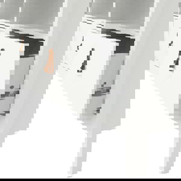 Furniture To Go Barcelona TV Unit 3 Drawers in White