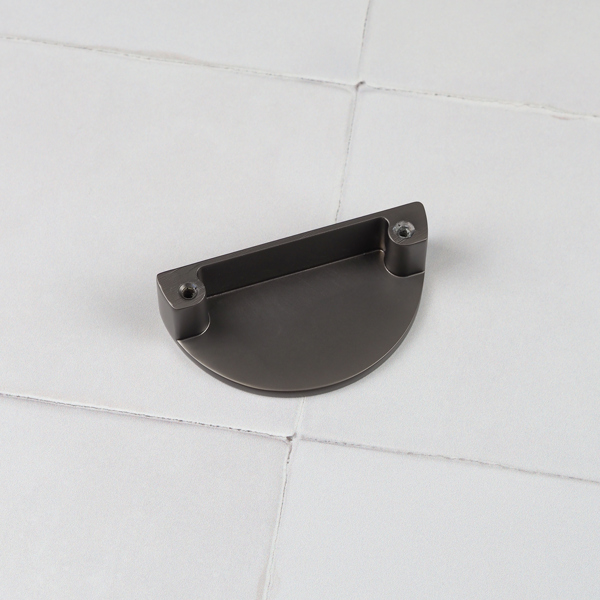 Handle & Home Anthracite Grey Ribbed Detailing Handles and Coordinating Knobs