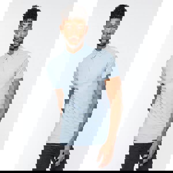 Crosshatch Mens Sullivan Polo Shirt - Light Blue - 