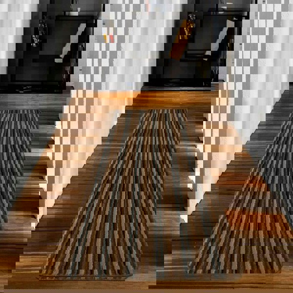 Washable Designer Mats Stripe Design in Different Colors