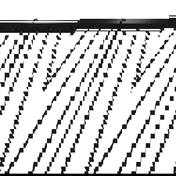 Berkfield Metal Bed Frame with Headboard and Footboard Black 90x200 cm