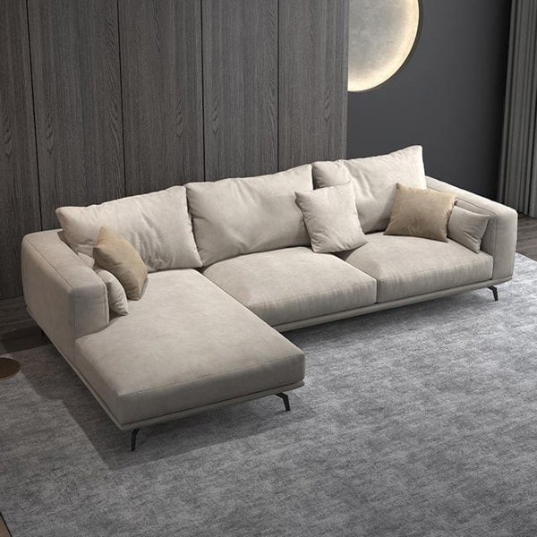 NR23 Four Seater Corner Sofa, Leathaire-Weilai Concept-Weilai Concept