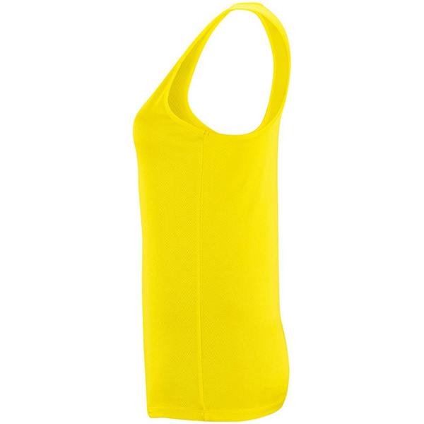 SOLS Womens/Ladies Sporty Performance Sleeveless Tank Top - Neon Yellow