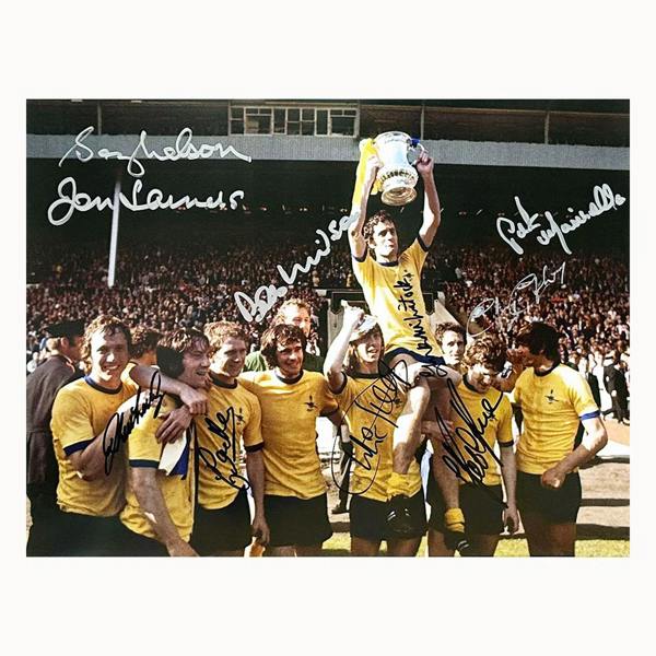 Unbranded Arsenal 1971 FA Cup Final photo signed by 10 Double winners — Unframed