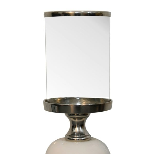 Artisan Furniture Chrome Bubble Candle Holder Set