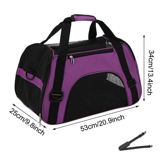 Havendro CAT CARRIER BAG AVC PORTABLE SOFT FABRIC FOLDING DOG PUPPY LARGE PET TRAVEL