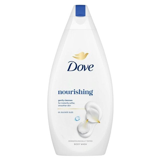 Dove Nourishing Body Wash 4 Pack, 0% Sulfate SLES Shower Gel, 450ml