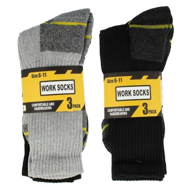 Mens Work Socks Pack of 3