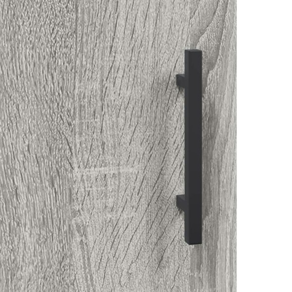 Berkfield Highboard Grey Sonoma 34.5x34x180 cm Engineered Wood