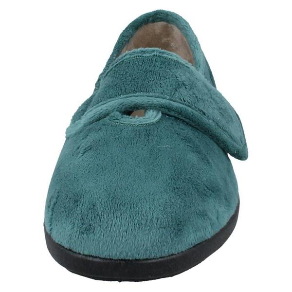 DB Shoes Ladies DB Shoes Casual Velour Slippers Fountain