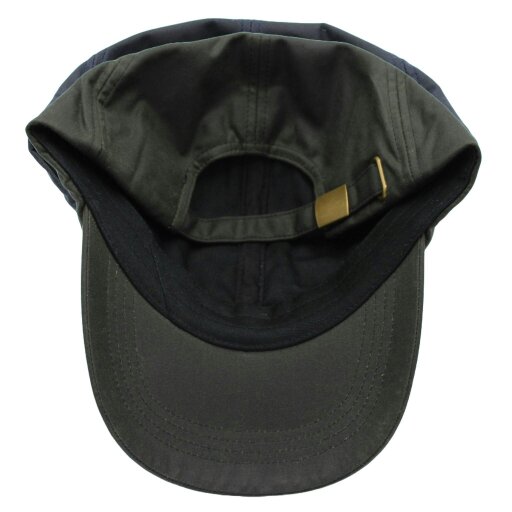 Heather Hats & Accessories Water Resistant Waxed Cotton Baseball Trucker Cap, Cotton Lining, Outdoor Wear, Olive