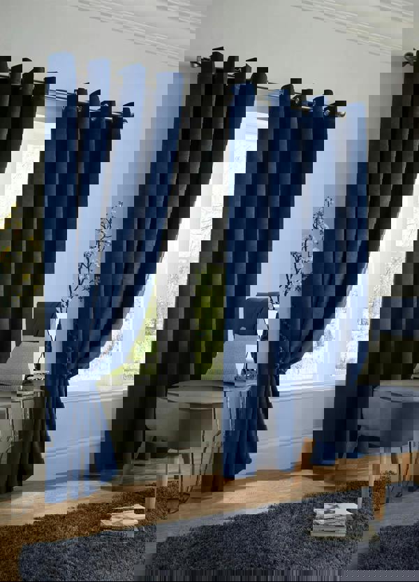 Luxury Living Velvet Ring Top Blackout Curtains