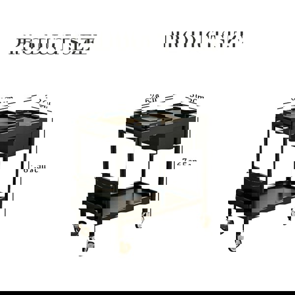 Orion With Magazine Rack Side Table-Weilai Concept-Weilai Concept