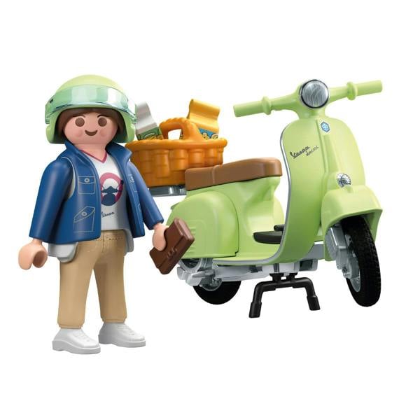 Playmobil 1969 Vespa 150 Sprint Veloce, light green - 71621 Playset