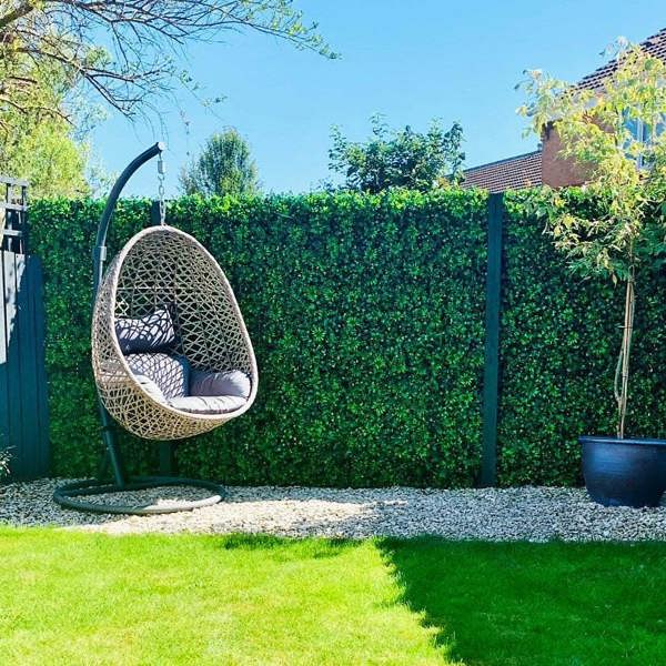 Premium Artificial Green Wall Panel 50cm x 50cm - Ivy - Evergreenery