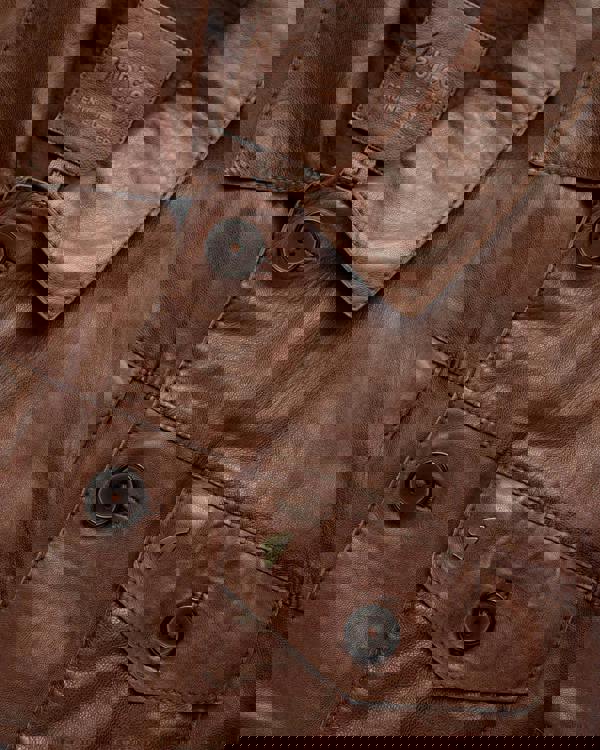 Gabicci AGABJ05 Leather Sam Jacket DESERT