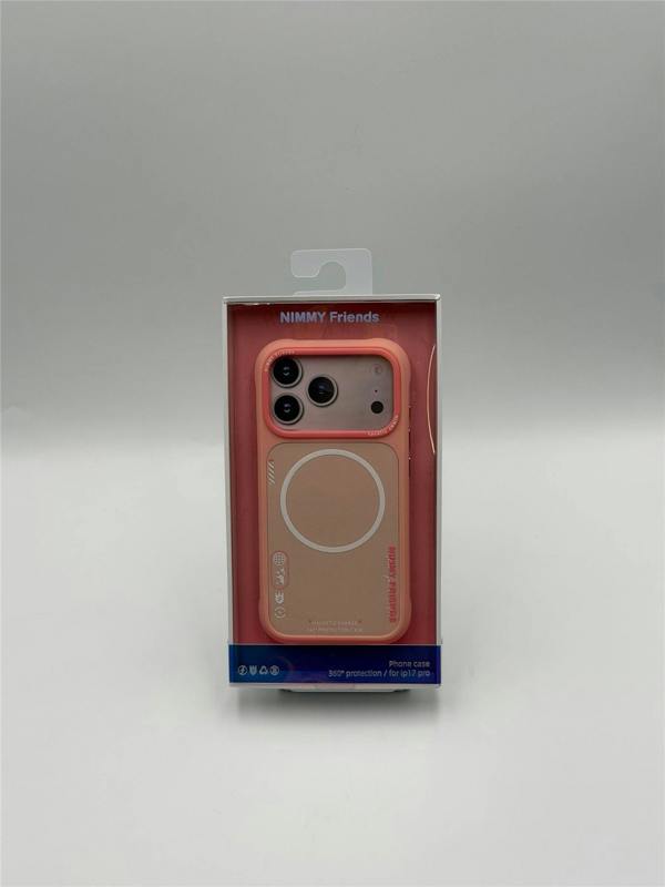 Nimmy Friends Nimmy Cool & Cute 2.0 Case with MagSafe for iPhone 17 Pro 6.3" Pink - N-YJKM-CX2.0-IP17-PRO-04