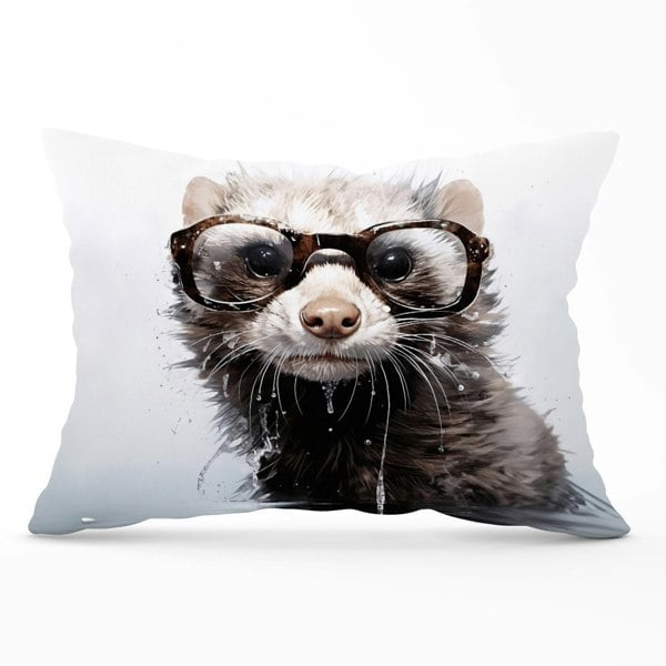 Warren Reed Splashart Ferret Cushions