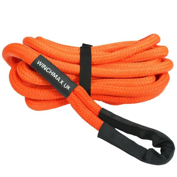 Winchmax Kinetic Recovery Rope (MBF 14,500kg) and Soft Shackle