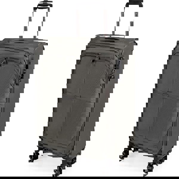 Gino Ferrari Omis Lightweight Soft Shell Suitcase with Wheels TSA Lock Hold Luggage