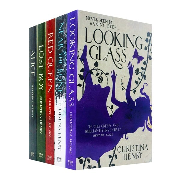 Christina Henry Chronicles of Alice 5 Book Set (Near the Bone, Looking Glass, Red Queen & more