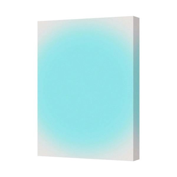 Benjamin Tate Design Abstract Turquoise Circle Canvas Wall Art Print 8310