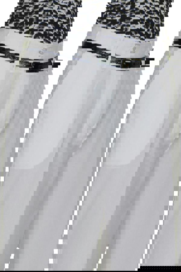 Paulo Due Women's Side Split Wide Leg Occasion Trousers