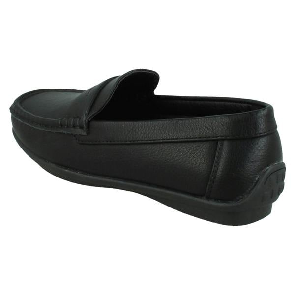 Thomas Blunt Boys Thomas Blunt Flat Slip On Smart Loafer Shoes N1155