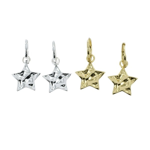 Sterling Silver Cleo Star Earrings - Reeves & Reeves