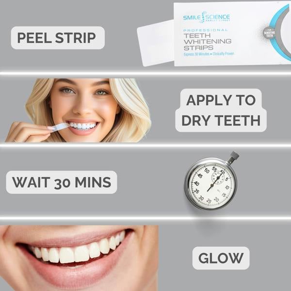 Smile Science Harley Street Teeth Whitening Strips 7 Day