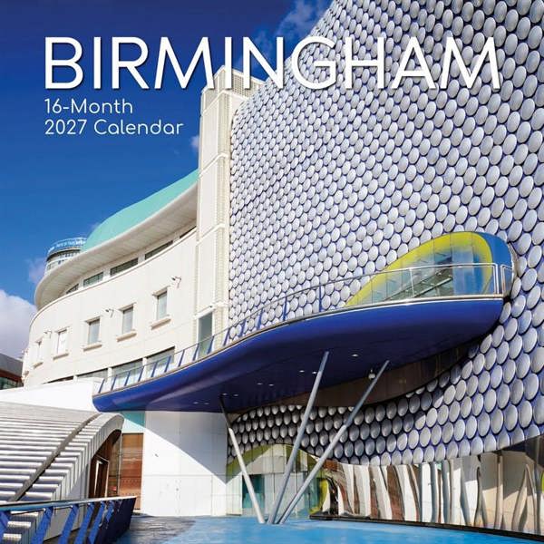 Birmingham Calendar 2027, Wall Calendars, Month To View, Travel, Gift